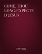 Come, Thou Long-Expected Jesus SA choral sheet music cover
